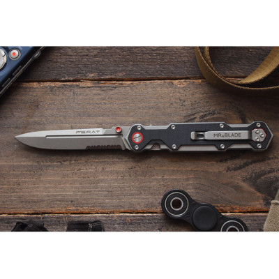 MB006 Mr.Blade Ferat Stonewashed Serrated