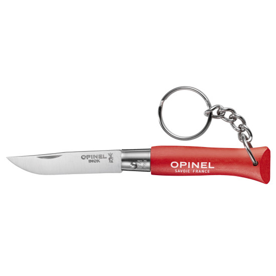 002055 Opinel Keychain N°04 Red
