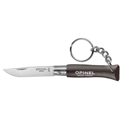 002268 Opinel Keychain N°04 Brown