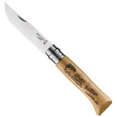 002334 Opinel No.08 Oak Engraved - Riba