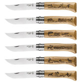 002334 Opinel No.08 Oak Engraved - Riba