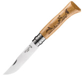 002333 Opinel No.08 Oak Engraved - Zec