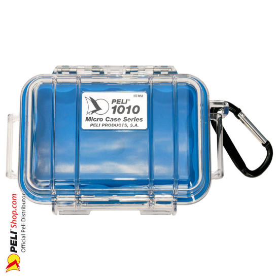 1010 Peli Micro Case Transparent Blue
