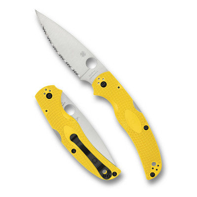 C244SYL Spyderco Native Chief SALT Serrated (MagnaCut)