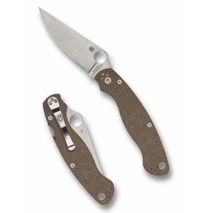 C36MPCW2 Military™ 2 Brown Canvas Micarta® CPM® CRU-WEAR®
