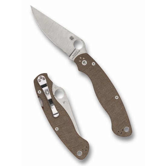 C36MPCW2 Military™ 2 Brown Canvas Micarta® CPM® CRU-WEAR®
