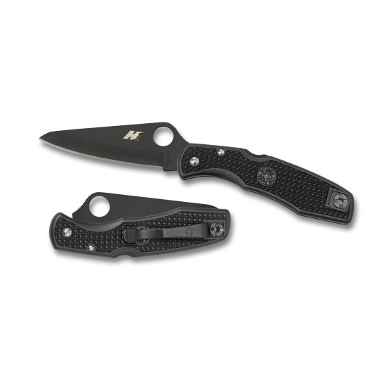 C91PBBK Spyderco Pacific Salt Plain Black Blade