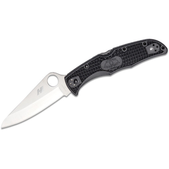 C91PBK2 Spyderco Pacific Salt 2 Plain Black