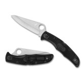 C91PBK2 Spyderco Pacific Salt 2 Plain Black