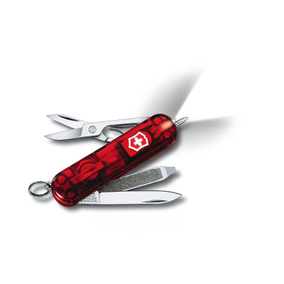 0.6226.T Victorinox Signature Lite Transparent Red