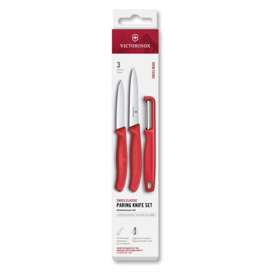 6.7111.33C1 Victorinox set kuhinjskih nožića + gulilica (3 kom)