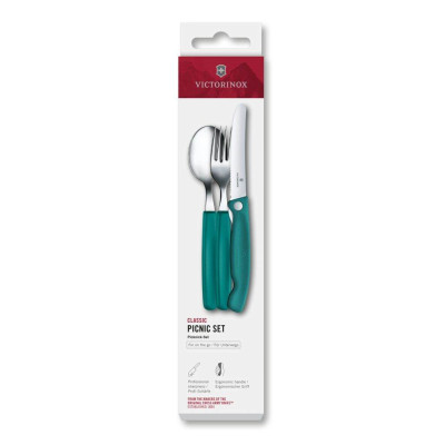 6.7194.3FC1 Victorinox Classic Picnic set (zeleni)
