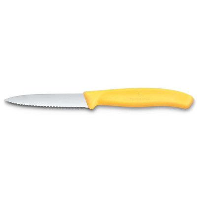 6.7638.C1 Victorinox kuhinjski nazubljeni nožić 8cm (žuti)
