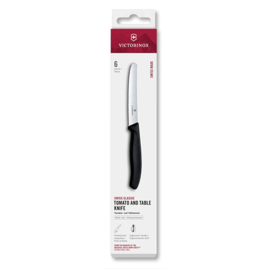 6.7833.6 Victorinox set 6 kuhinjskih nožića (crni)