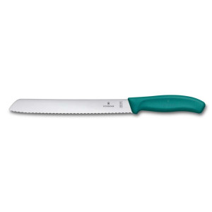 6.8634.21C1B Victorinox nazubljeni nož 21cm (zeleni) 6.8634.21C1B Victorinox nazubljeni nož 21cm (zeleni)