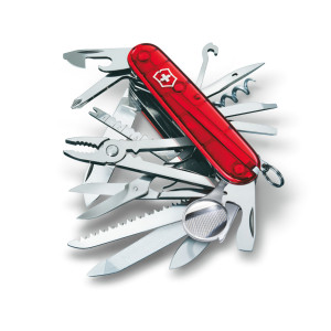 1.6795.T Victorinox SwissChamp Transparent Red